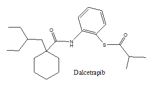 Formule chimique du dalcetrapib